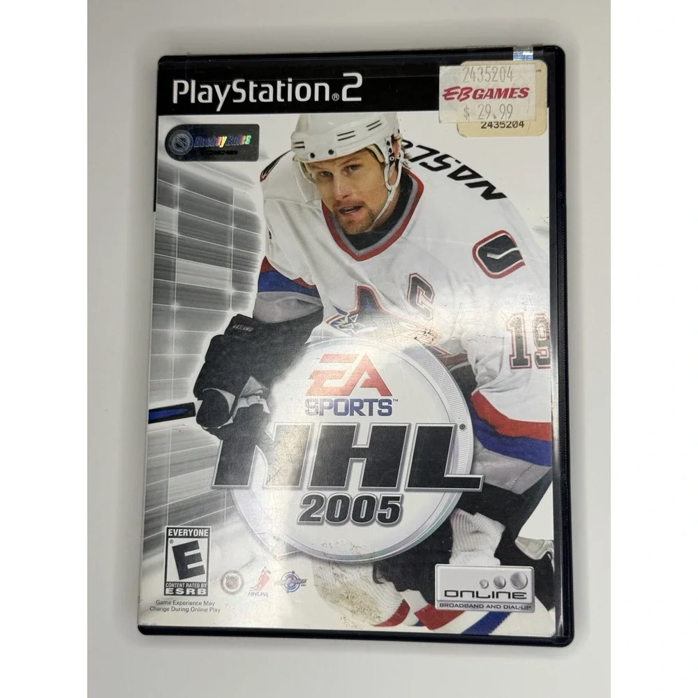 NHL 2005 (Sony PlayStation 2, 2004) Video game complete in box